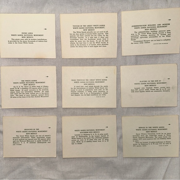 9ct Mini New Mexico Travel Postcards - Picture 4 of 8